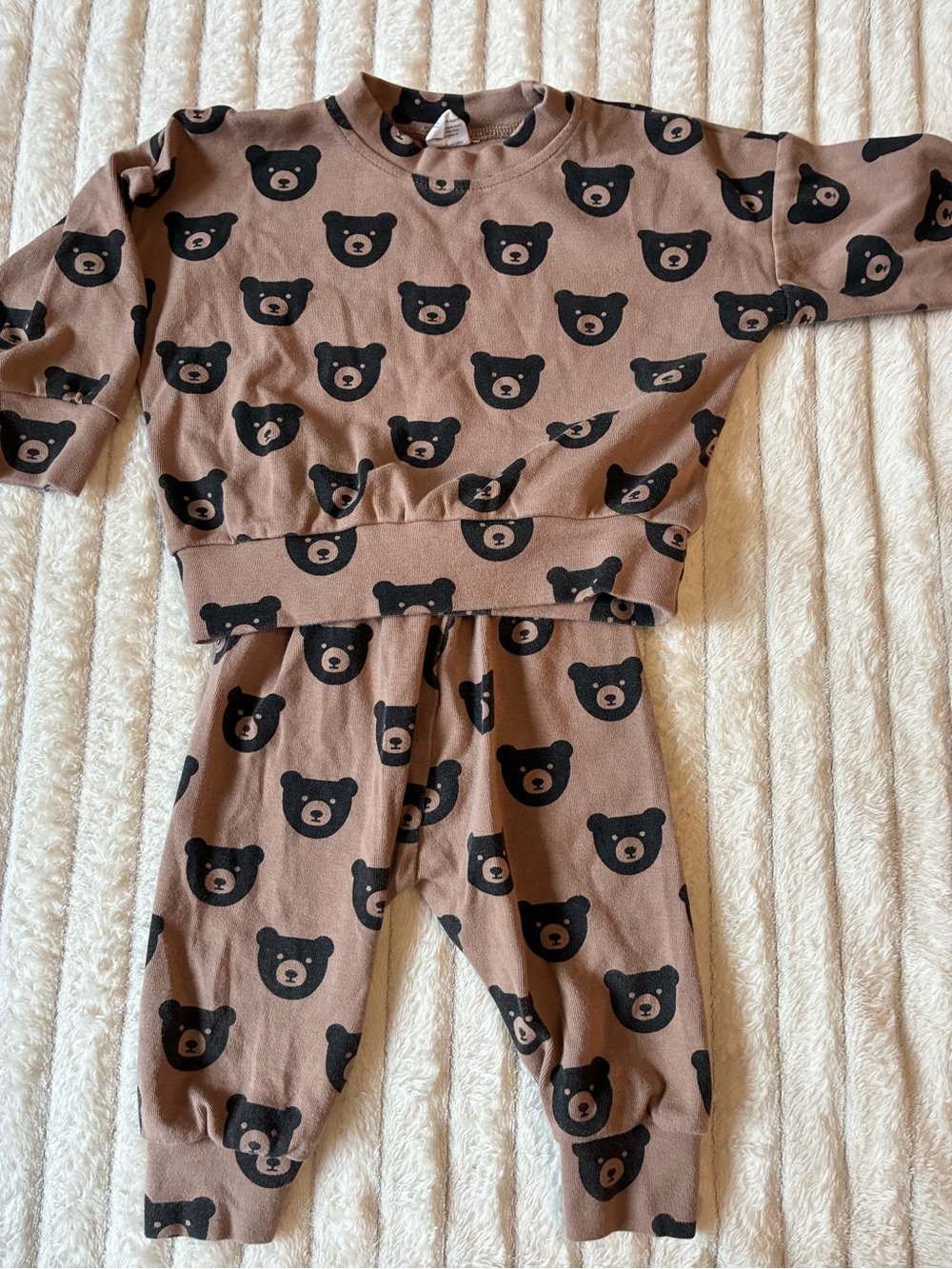 Kids Brown Bear Matching Set - Brand: